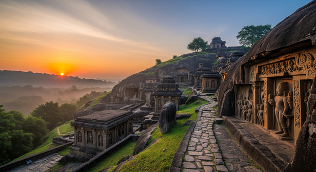 Surya Pahar Sculptures