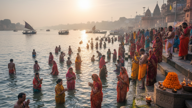 Magha Purnima Falls on the Last Day of Magha Month (Image Credit: AI)
