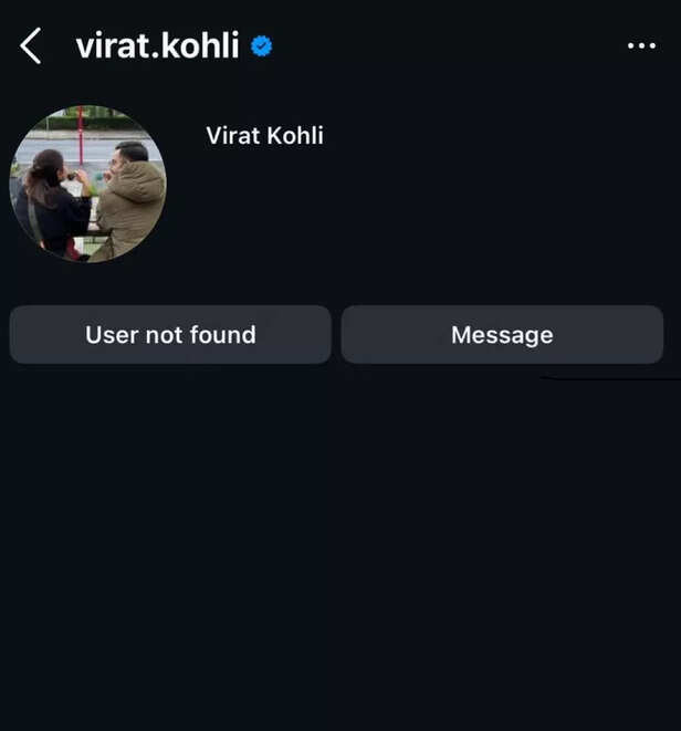 X | Virat Kohli's account suddenly vanished late Friday night, January 30, 2026.