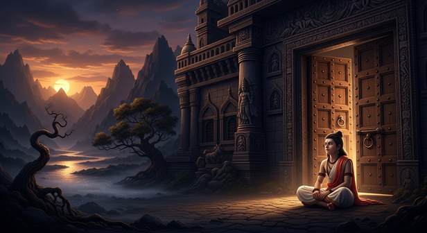 Nachiketa Waiting at Yama’s Abode