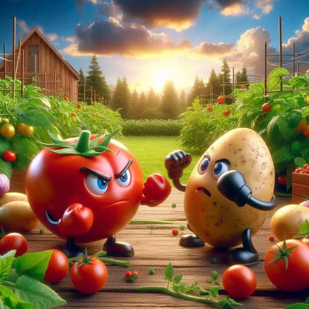 AI generated via Freepik | A yelling veggie doesn’t judge you, it just tells you where it belongs and moves on.