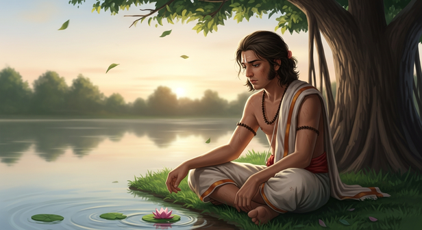 Karna Remembering His First Act of Respect