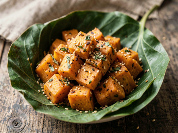 Sweet Potato Chaat by AI