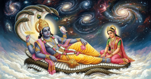Lord Vishnu and Lakshmi Devi (Image Credit: AI)