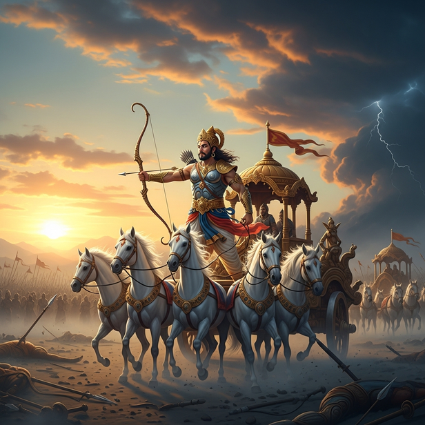 ​Karna on the Battlefield of Kurukshetra