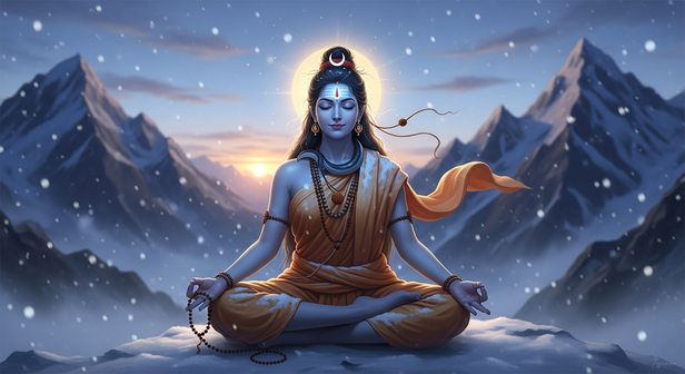 Parvati in Deep Tapasya