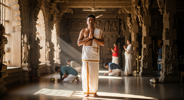 A Devotee Standing Firm in Faith