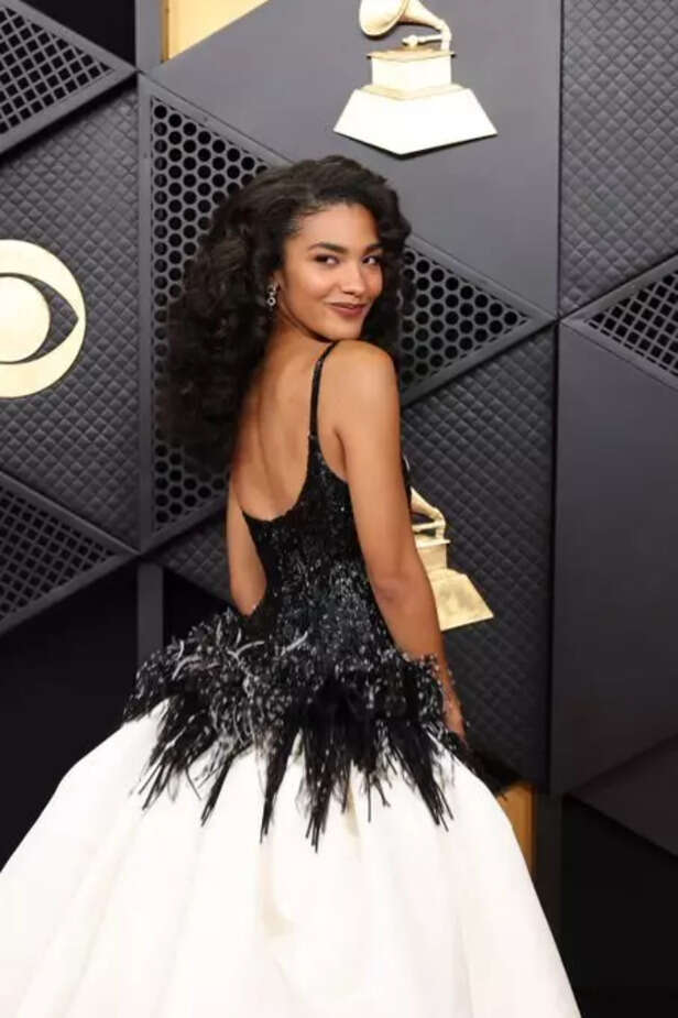 X| @tmz| Olivia Dean celebrates her first Grammy win for Best New Artist