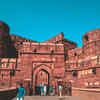 Agra Fort Made Up of Red Sandstones