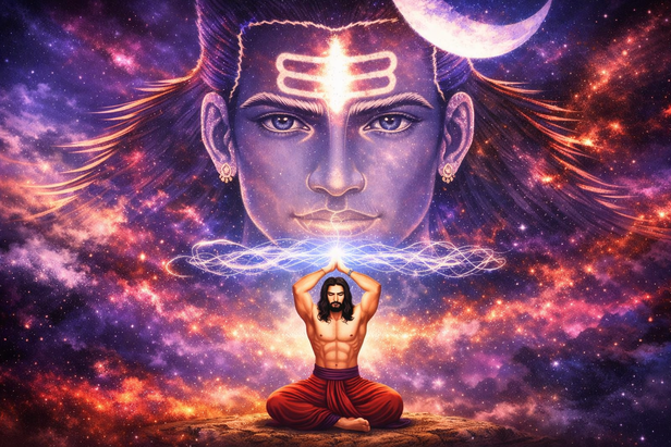 Ravana Bow to Shiva