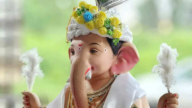 Lord Ganesha at a Home Mandir