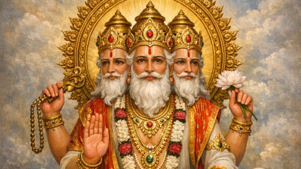 Lord Brahma (Image Credit: AI)