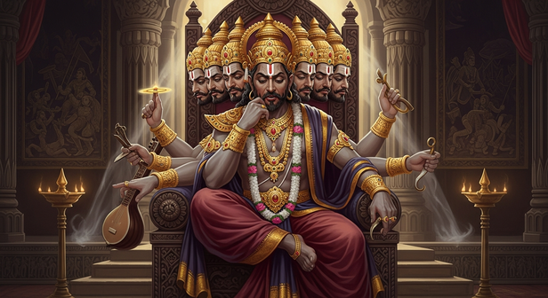 Ravana Contemplating