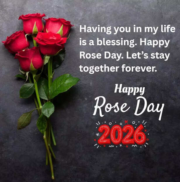 Happy Rose Day 2026 Wishes, Images &amp; WhatsApp Status For Lover This Valentine's Week