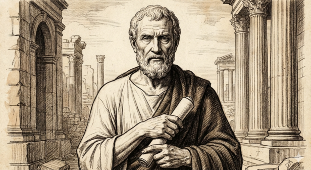 Wisdom From the Roman Philosopher Epictetus (Image Credit: AI)