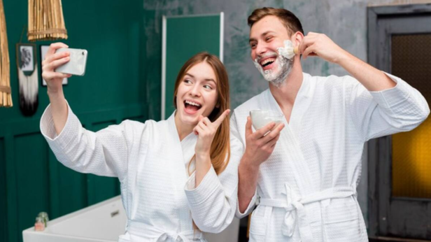 X/@cherylmitchel_0065 | The awkwardness disappears quickly because you are doing something with your hands