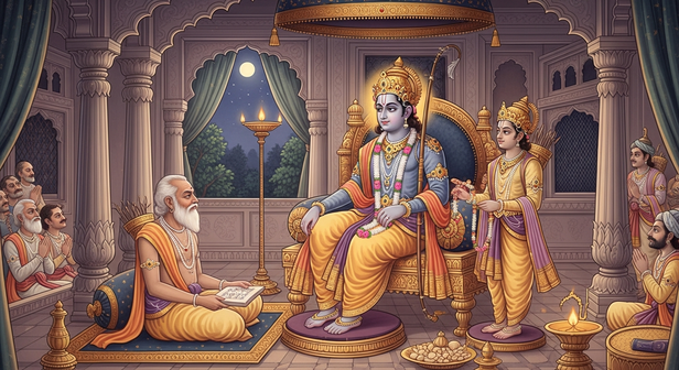 Prince Rama on the Eve of Coronation