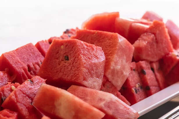 Juicy watermelon slices