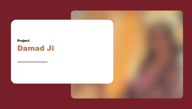 X| PowerPoint presentation used to formally pitch a partner to parents.