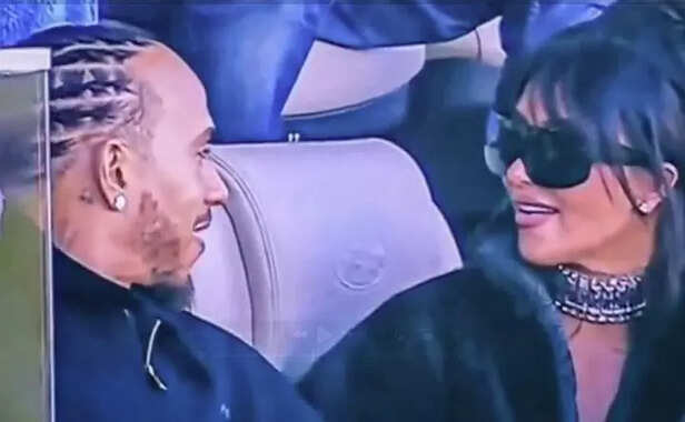 ‘How embarrassing’: Fans debate as Kim Kardashian is spotted with Lewis Hamilton wearing Ye’s wedding ring amid dating rumors