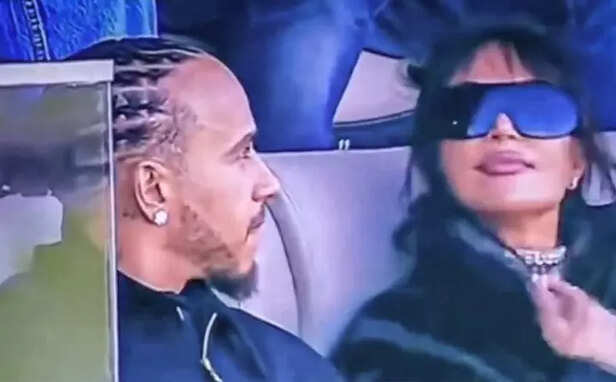 ‘How embarrassing’: Fans debate as Kim Kardashian is spotted with Lewis Hamilton wearing Ye’s wedding ring amid dating rumors