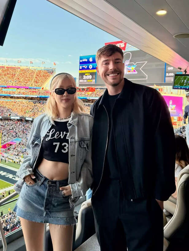 ‘She wants his clout’: Fans debate as ROSÉ and MrBeast’s unexpected pairing steals the spotlight at Super Bowl 2026