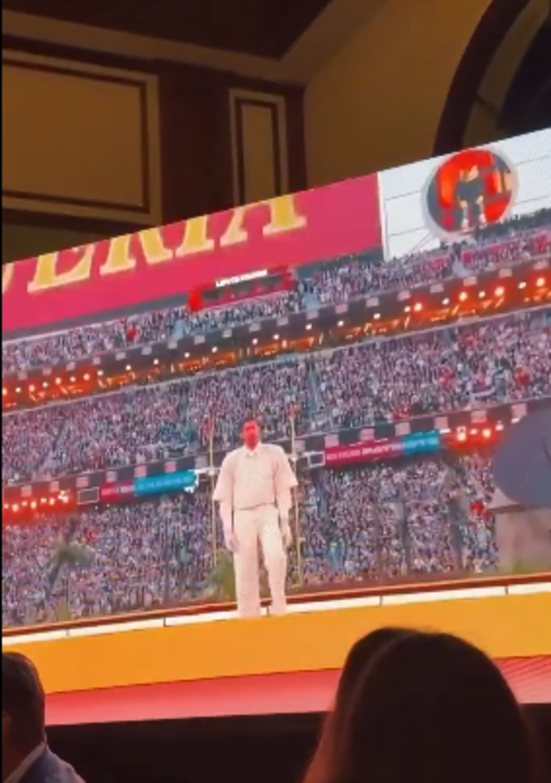 X| Trump’s Super Bowl watch party screens Bad Bunny’s halftime set