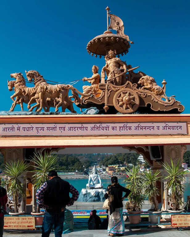 Krishna Guiding Arjuna on the Battlefield