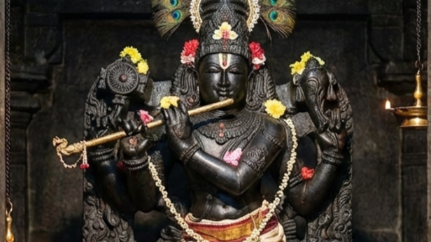 An Idol of Lord Krishna (Image Credit: AI)