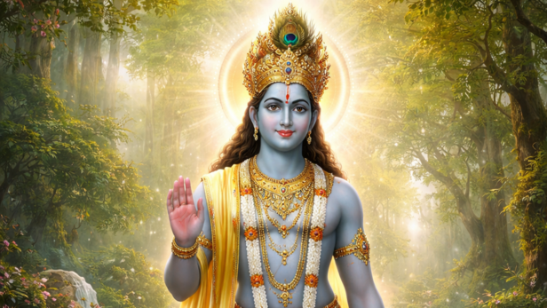 Lord Krishna Mantras Have the Power to Remove Past Sins (Image Credit: AI)