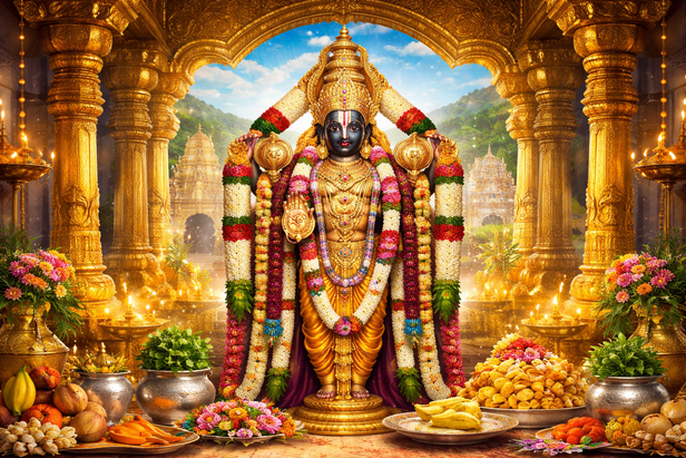 Tirupati Balaji, worshipped as Lord Venkateswara