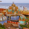 Temple Premise of Ashta Lakshmi Temple (Image Credit: AI)