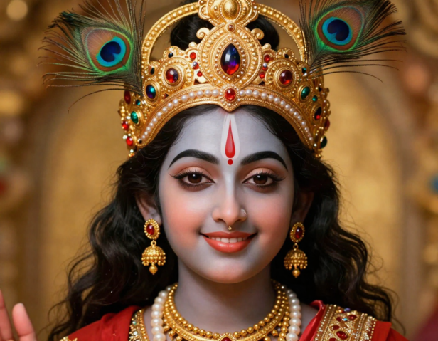 Krishna's  Smile 
