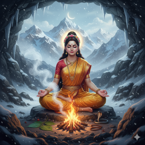 ​Parvati in Deep Meditation