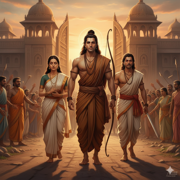 ​Rama Leaving Ayodhya