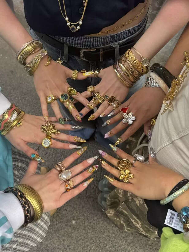 Pinterest | Maximalism is not just about tacky glitter and oversized hoops. It is about reclaiming joy.