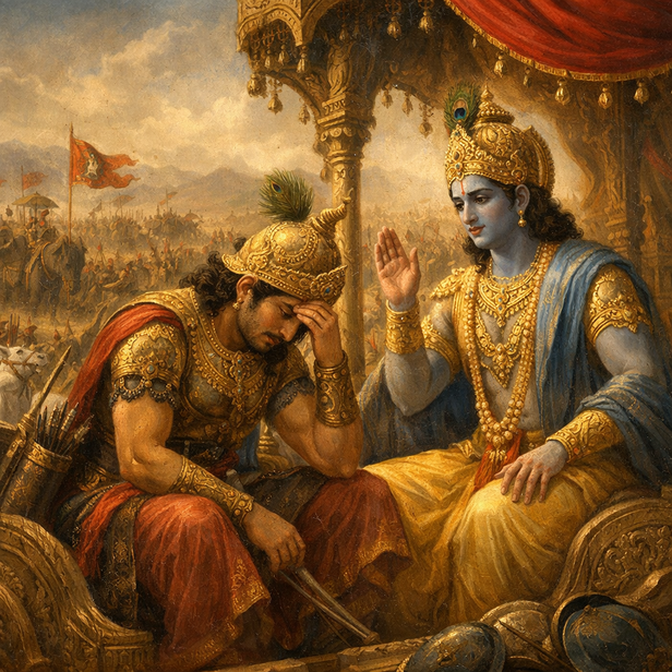 A Warrior Standing with Purpose