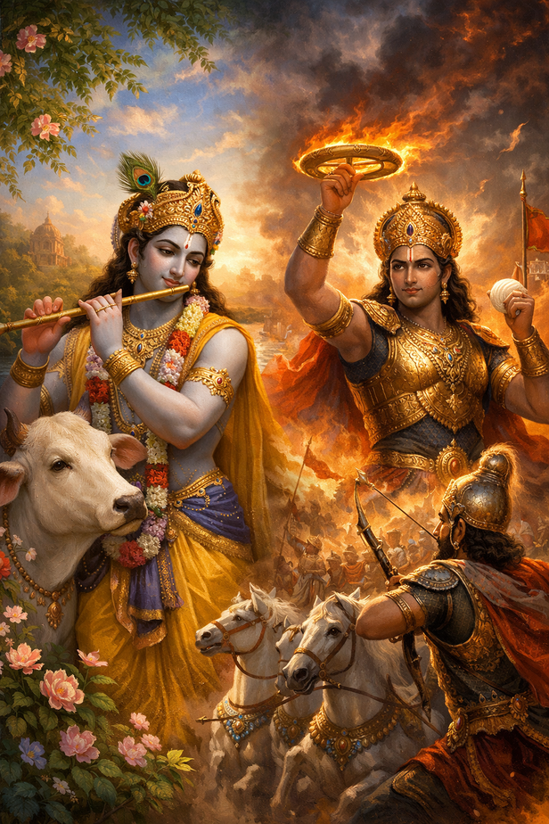 ​Krishna’s Dual Role