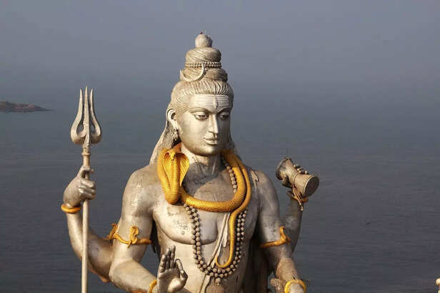 Shiva Covered in Sacred Ash