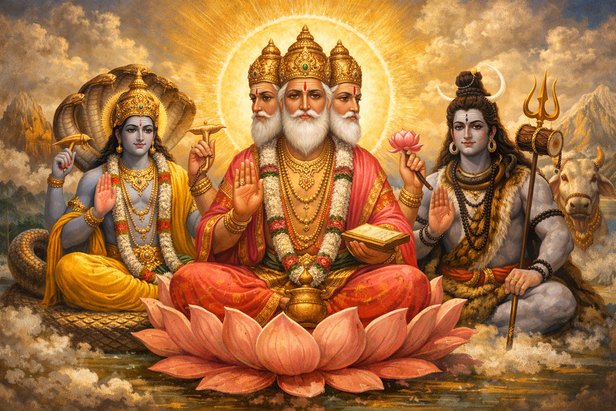 Symbol  balance and emotional control in Hindu belief.