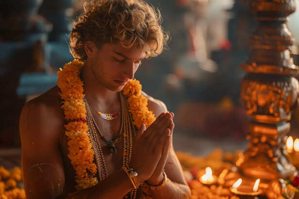 Folded Hands in Surrender