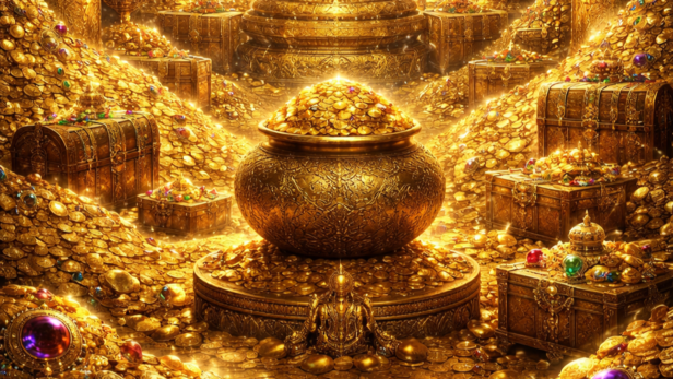 Unlimited Celestial Wealth of Kubera (Image Credit: AI)