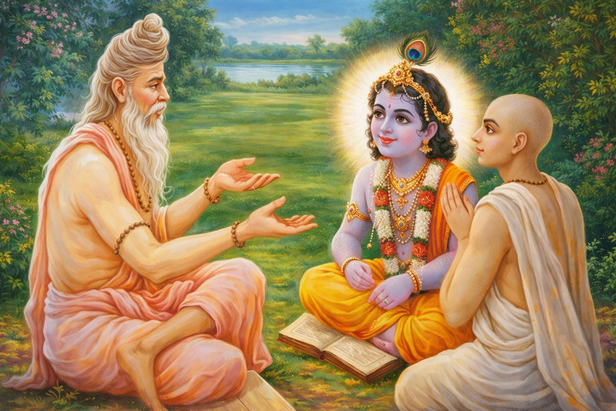Lord Krishna’s Teacher
