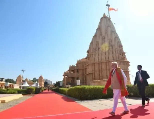 Nehru was not too enthused with idea of Somnath Temple restoration, says PM Modi