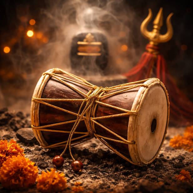 The Cosmic Damru of Lord Shiva