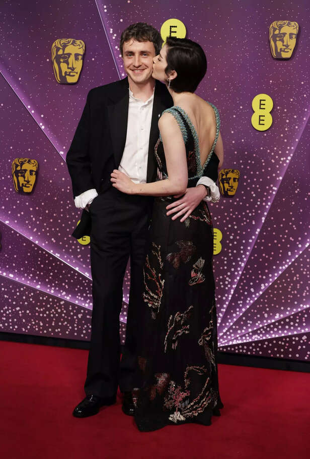 Gracie Abrams smooches Paul Mescal on the red carpet at the