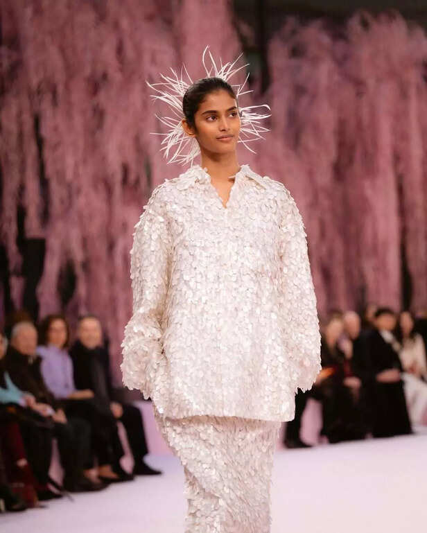 Instagram | @bhavithamandava | Indian Model Bhavitha Mandava Makes Waves at Chanel, Gets Macron Nod