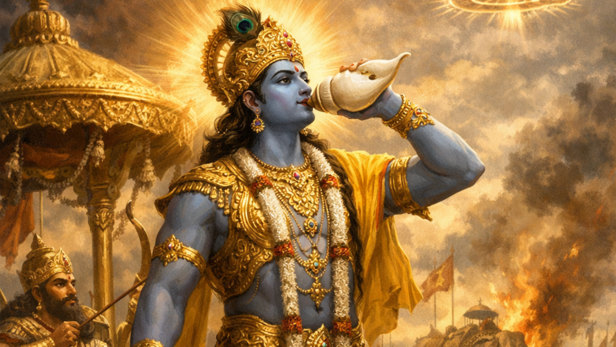 Lord Krishna About Greed (Image Credit: AI)
