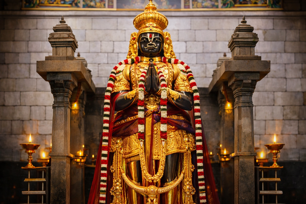 Majestic Hanuman Idol at Namakkal