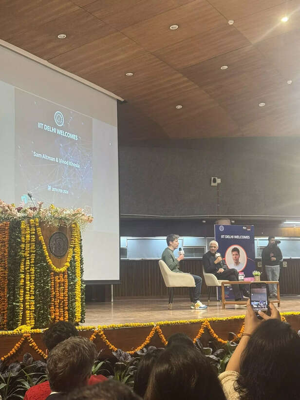 X | @arnesh_11 | Sam Altman’s Bold Warning to Gen Z at IIT Delhi